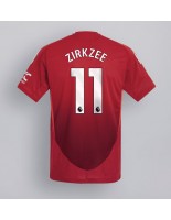 Manchester United Joshua Zirkzee #11 Domácí Dres 2024-25 Krátký Rukáv